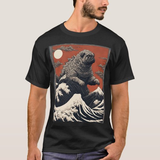 Pugzilla T-shirt (Voorkant)