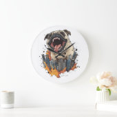 Pugzilla valt aan � Grappige monsterhond Grote Klok (Huis)