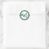 PUI-Sticker Ronde Sticker (Tas)