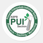 PUI-Sticker Ronde Sticker (Voorkant)