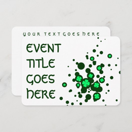 puinbels kaart (Voorkant / Achterkant)