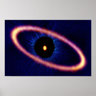 Puinring van het stersysteem Fomalhaut Poster