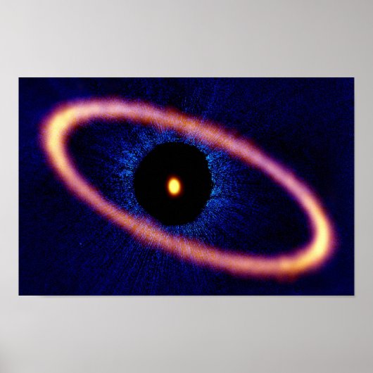 Puinring van het stersysteem Fomalhaut Poster (Voorkant)