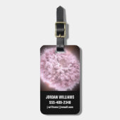 puinwolk van twee neutronensterren bagagelabel (Voorkant verticaal)