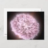 puinwolk van twee neutronensterren briefkaart (Voorkant / Achterkant)