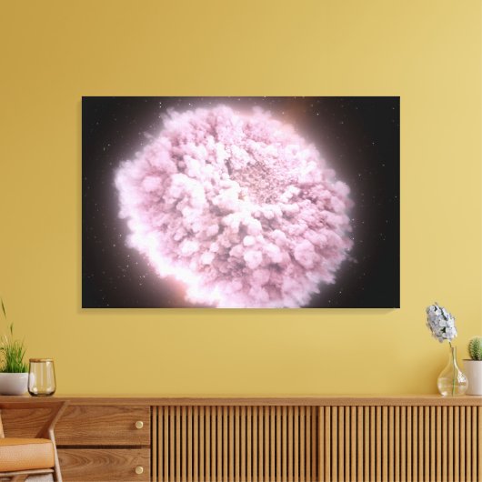 puinwolk van twee neutronensterren canvas afdruk (Insitu (Woonkamer))