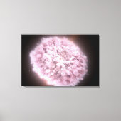 puinwolk van twee neutronensterren canvas afdruk (Voorkant)
