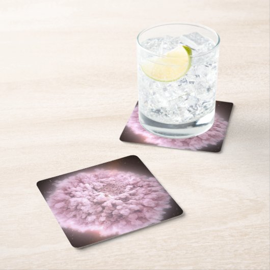 puinwolk van twee neutronensterren kartonnen onderzetters (Insitu)