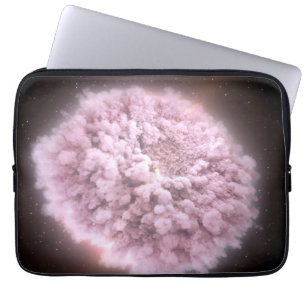 puinwolk van twee neutronensterren laptop sleeve