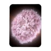 puinwolk van twee neutronensterren magneet (Verticaal)