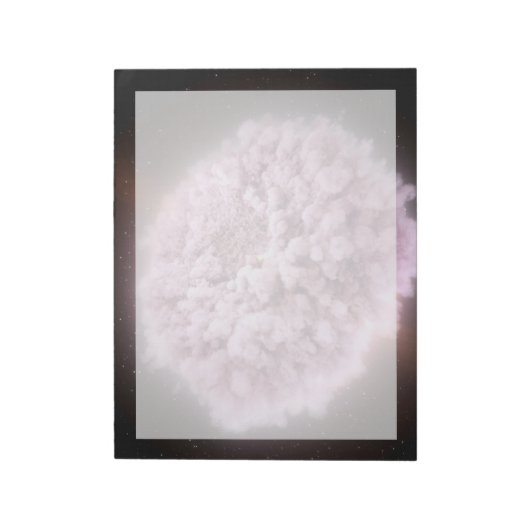 puinwolk van twee neutronensterren notitieblok (Linkerzijde)