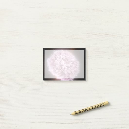 puinwolk van twee neutronensterren post-it® notes (Op bureau)