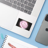 puinwolk van twee neutronensterren sticker (Laptop met iPhone)