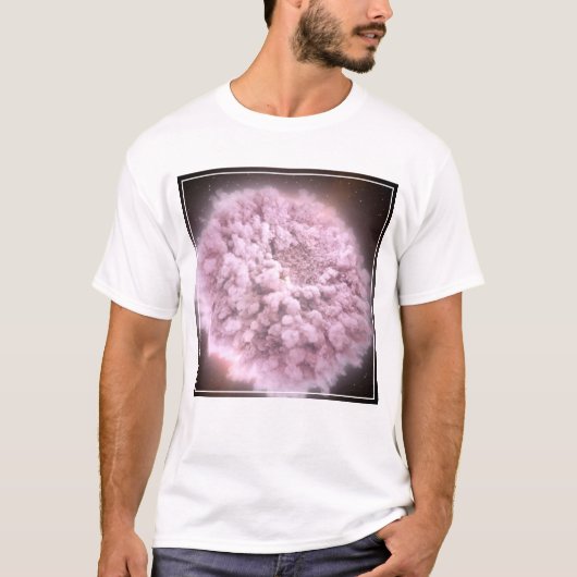 puinwolk van twee neutronensterren t-shirt (Voorkant)
