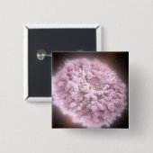 puinwolk van twee neutronensterren vierkante button 5,1 cm (Voorkant /achterkant)