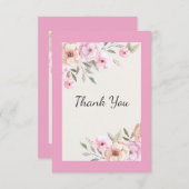  puistjes bedankkaart (Voorkant / Achterkant)