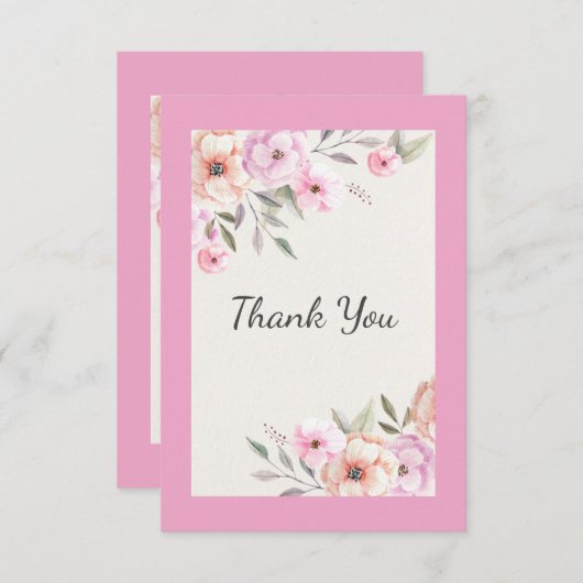 puistjes bedankkaart (Voorkant / Achterkant)