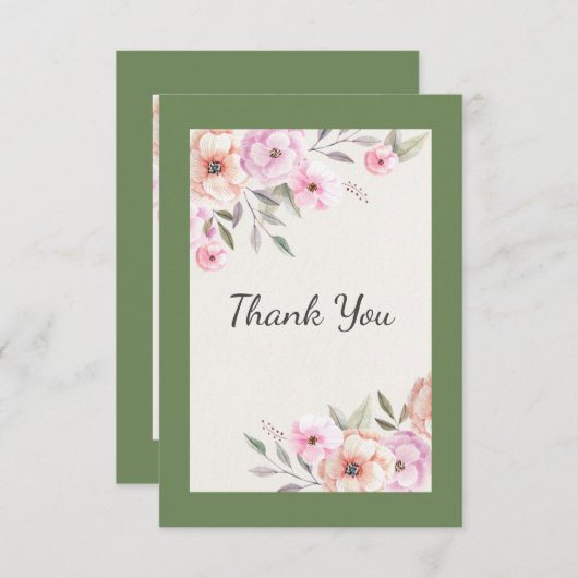 puistjes bedankkaart (Voorkant / Achterkant)