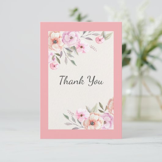  puistjes bedankkaart (Staand voorkant)