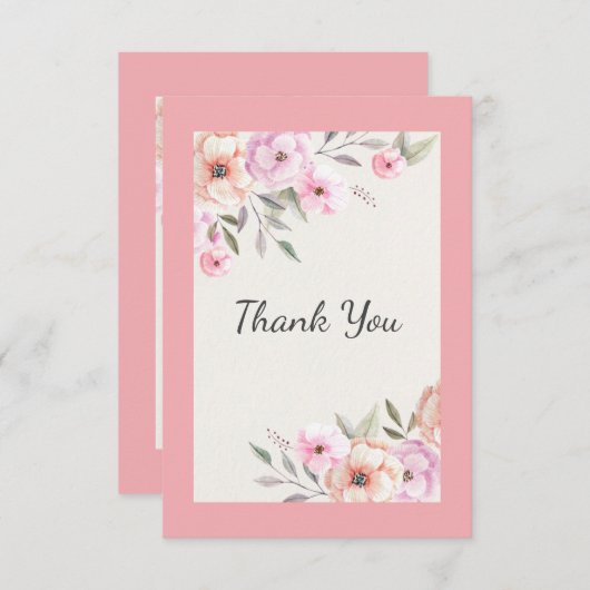  puistjes bedankkaart (Voorkant / Achterkant)