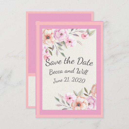  puistjes save the date (Voorkant / Achterkant)