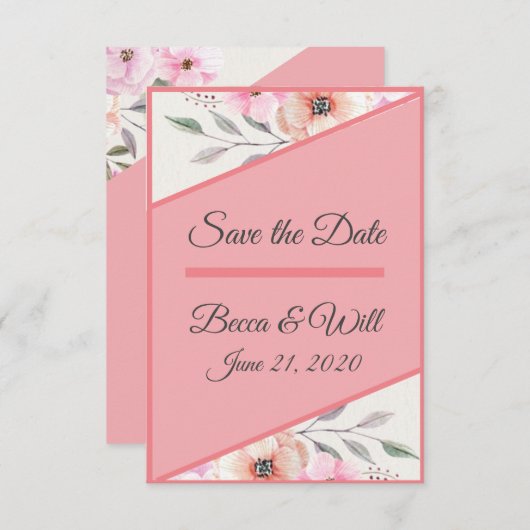  puistjes save the date (Voorkant / Achterkant)