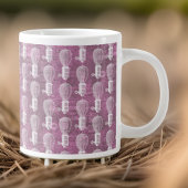 puistroze steampunk lightbulb Patroon Grote Koffiekop