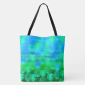 Pukana Hawaiian Ananas Sunset Blend Beach Bag Tote Bag (Achterkant)