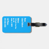 Pukana Hawaiian Pineapple Sunset Blend Bagagelabel (Achterkant horizontaal)