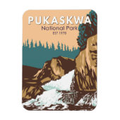 Pukaskwa National Park Canada Travel Art  Magneet (Verticaal)