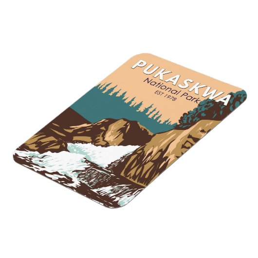 Pukaskwa National Park Canada Travel Art  Magneet (Linkerzijde)