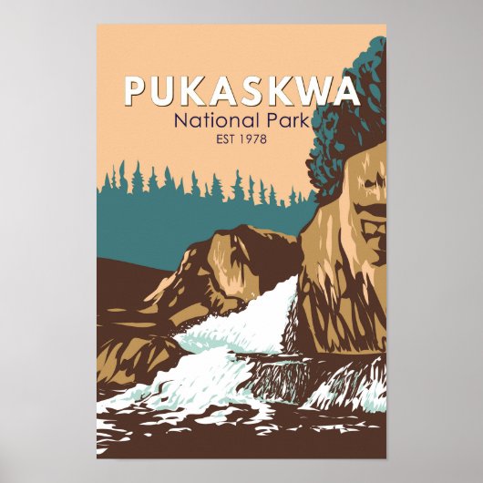 Pukaskwa National Park Canada Travel Art  Poster (Voorkant)