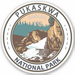 Pukaskwa National Park Canada Travel Art  Sticker