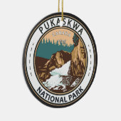 Pukaskwa National Park Canada Travel Badge Keramisch Ornament (Rechts)
