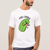 Puke-cumber Grappige komkommer Pun T-shirt (Voorkant)