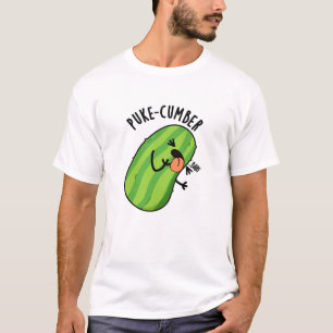 Puke-cumber Grappige komkommer Pun T-shirt