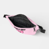 Puke & Rally Fanny Pack – Roze Hart Feesteditie Heuptasje (Open)