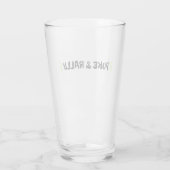 Puke & Rally Pintglas | Party Legend Editie Glas (Achterkant)