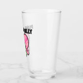 Puke & Rally Pintglas – Roze Hart Feesteditie Glas (Links)