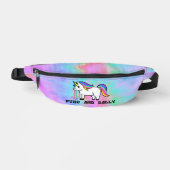 Puke & Rally Rainbow Unicorn Fanny Pack | Stropdas Heuptasje (Voorkant)