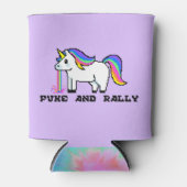 Puke & Rally Rainbow Unicorn Koelbox | pixel Blikjeskoeler (Voorkant)