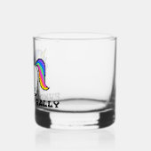 Puke & Rally Rainbow Unicorn Rocks Glass | pixel Whisky Glas (Links)
