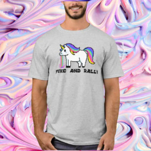 Puke & Rally Rainbow Unicorn Shirt   Pixel Party
