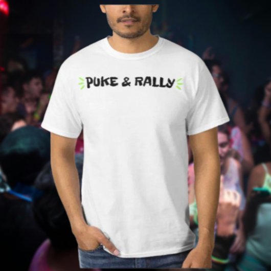 Puke & Rally T-Shirt | Party Legend Editie