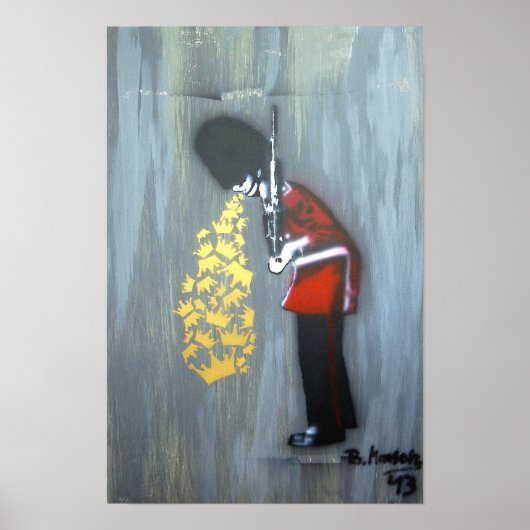 Puke Royal Guard (sprayed Original) Poster (Voorkant)