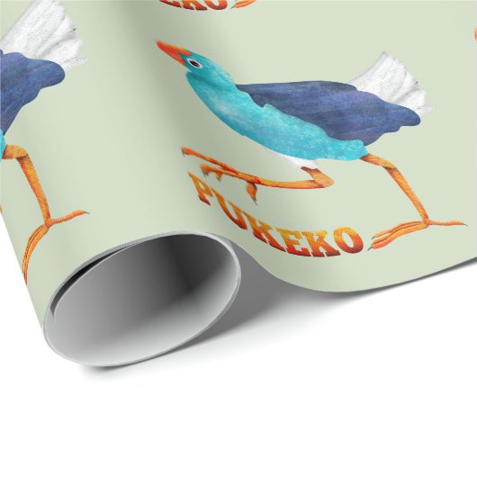Pukeko Cadeaupapier (Rol Hoek)