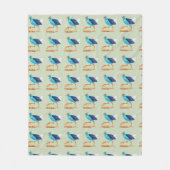 Pukeko Fleece Deken (Voorkant)