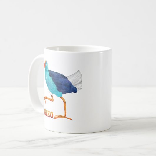 Pukeko Koffiemok (Voorkant links)