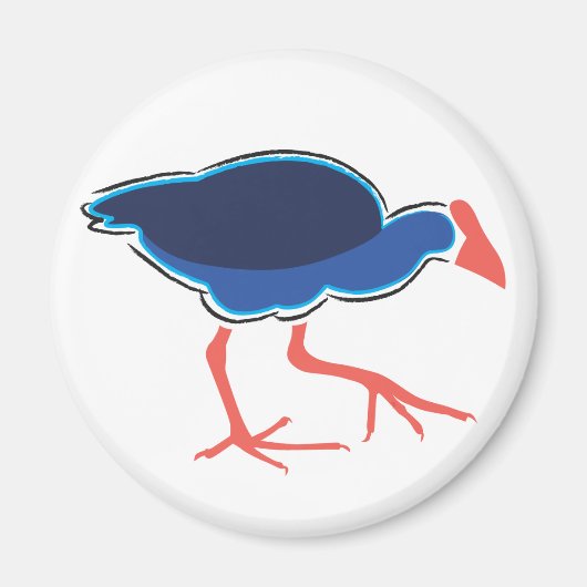 Pukeko Magnet (Voorkant)