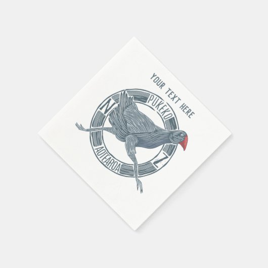 Pukeko NZ Servet (Hoek)